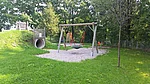 Blick auf den Spielplatz in der Hochfeldstraße