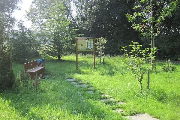 Infotafel am Naturlehrpfad