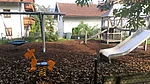 Blick auf den Spielplatz in Kerschdorf